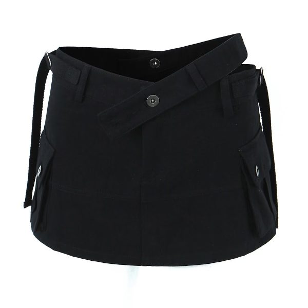 Spring Summer Solid Workwear Sheath Skirt - Image 3