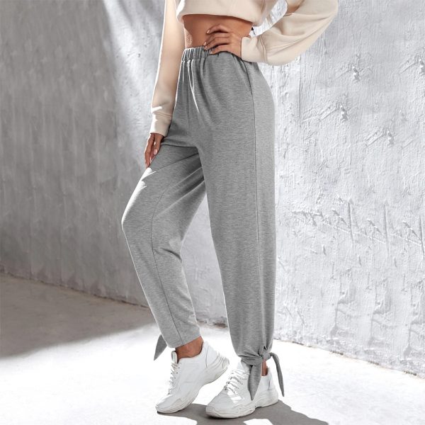 Trendy Loose Straight Sweatpants - Image 4