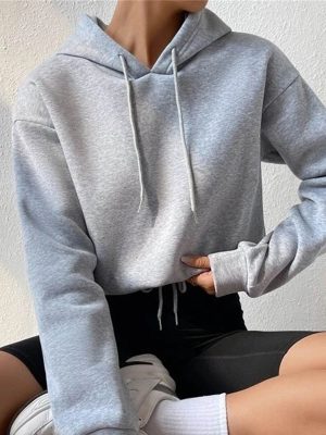 Women’s Loose Hooded Sweatshirt