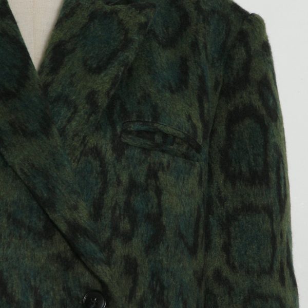 Women's Leopard Print Polo Blazer - Image 3