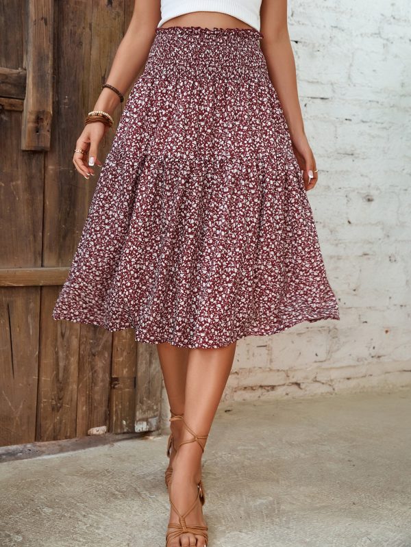 Women's Summer Printed Skirt