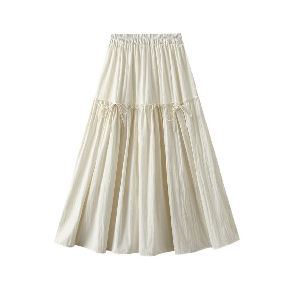 Bow Waist A-Line Skirt - Image 2