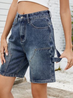 Women’s Washed Street Denim Shorts