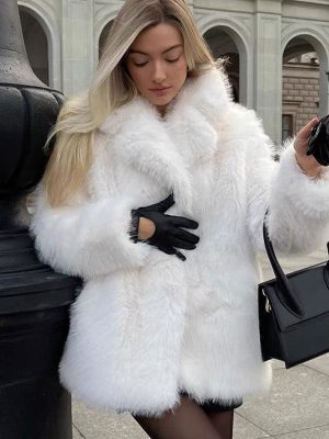 Women’s Mid-Length Tuscan Faux Fur Coat