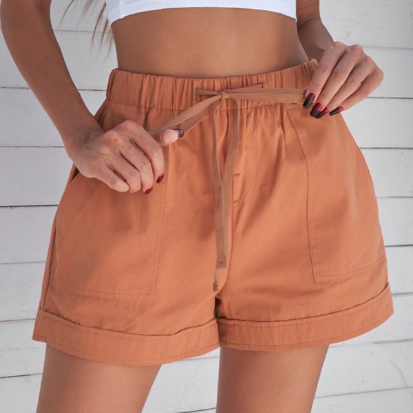 Women's Casual Tencel Beach Shorts - Image 3