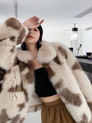 Women’s Tuscan Lamb Faux Fur Coat