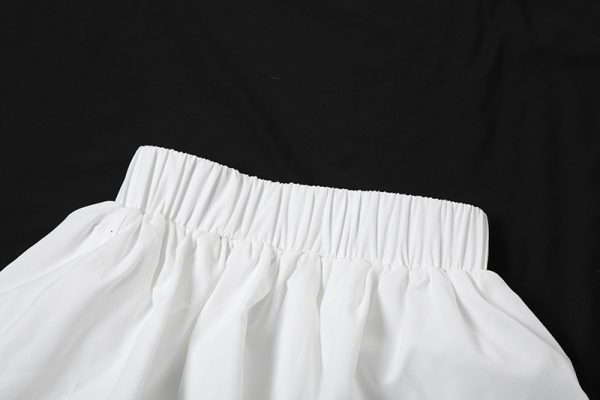 High Waist Puffy Bubble Skirt - Image 4