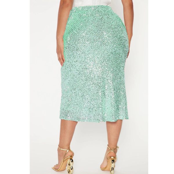 High Waist Slimming Midi Skirt - Image 3