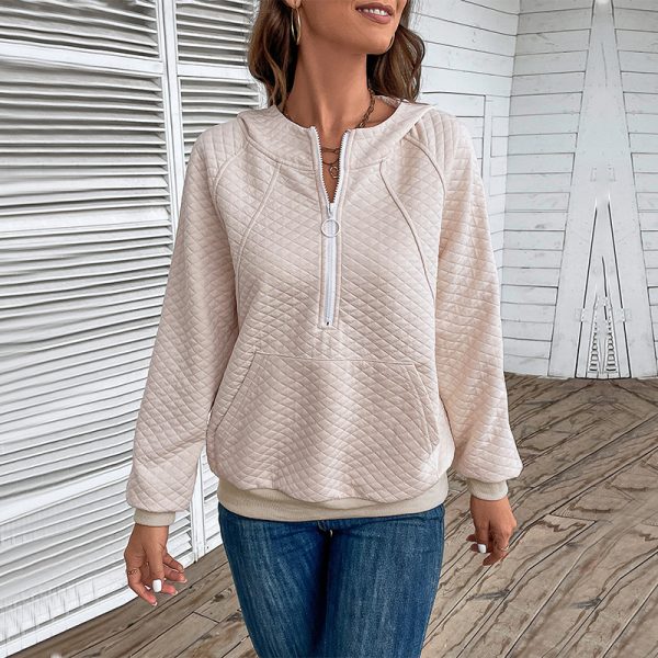 Women's Hooded Long Sleeve Sweatshirt - Image 2