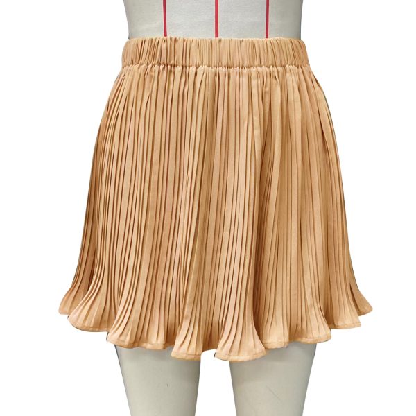 Ice Silk Pleated Skirt - Image 4