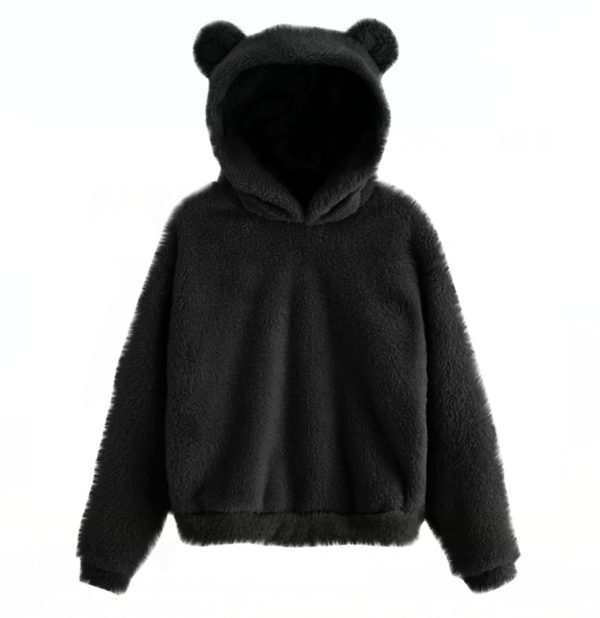 Fluffy Rabbit Ear Hoodie - Image 2