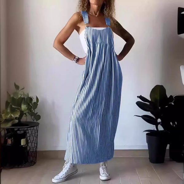 Striped Summer Overall Skirt - Image 4