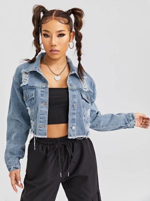 Women’s Casual Loose Denim Jacket