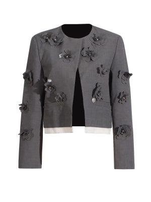 Women’s Floral Short Blazer