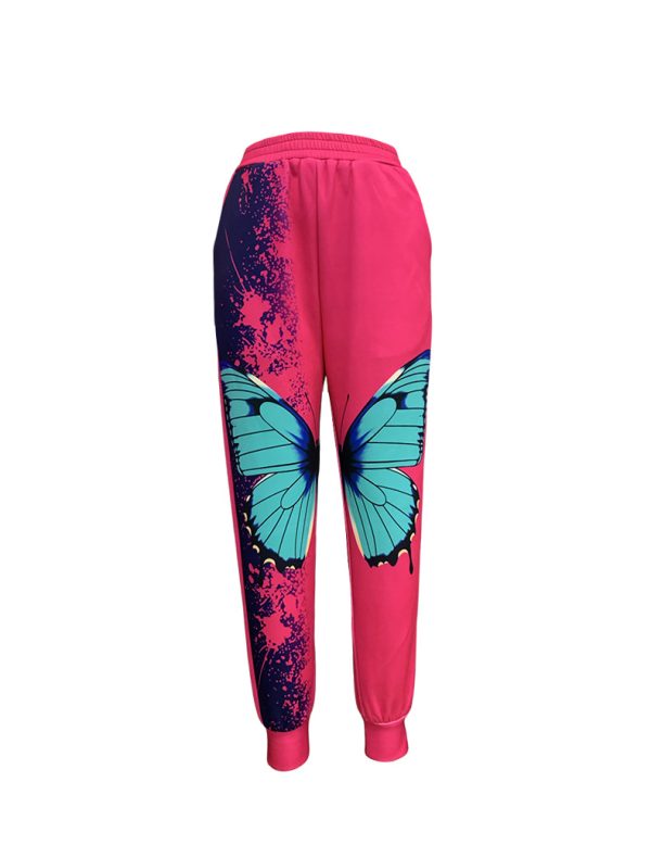 Women's Animal Print Joggers - Image 2