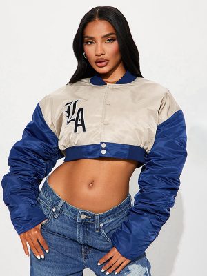 Women’s Colorblock Baseball Jacket