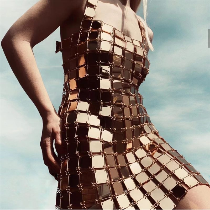Sexy Patchwork Sequin Dress - Image 2