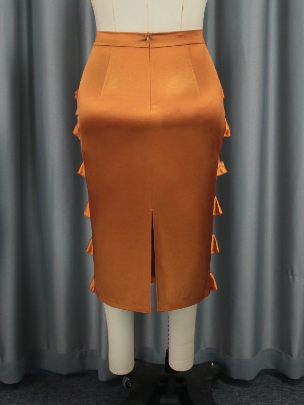 Wooden Ear Layered Office Skirt - Image 2