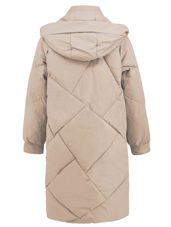 Mid-Length Hooded Thermal Coat - Image 3