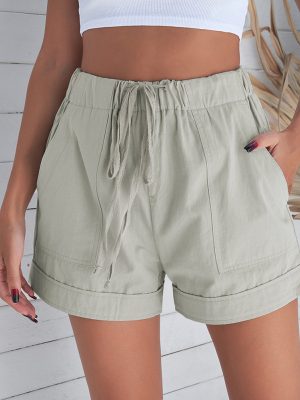 Women’s Casual Tencel Beach Shorts