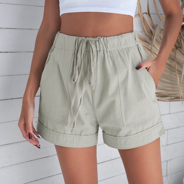 Women's Casual Tencel Beach Shorts