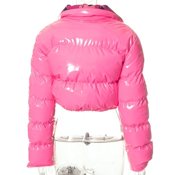 Winter Camouflage Zipper Cotton Jacket - Image 3