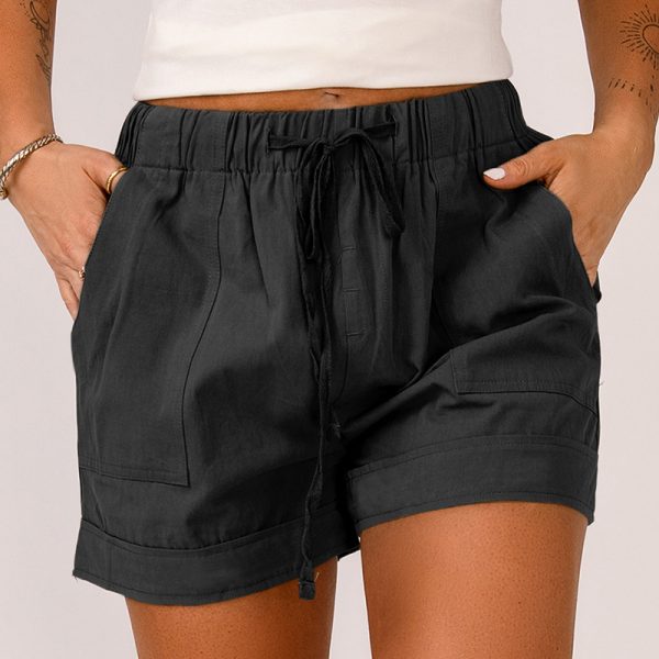 Women's Casual Tencel Beach Shorts - Image 2