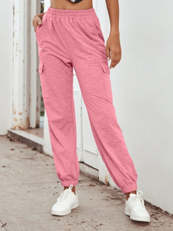 High-Waist Casual Yoga Trousers - Image 4