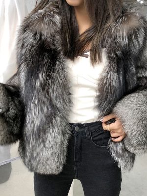 Women’s Short Faux Fur Coat