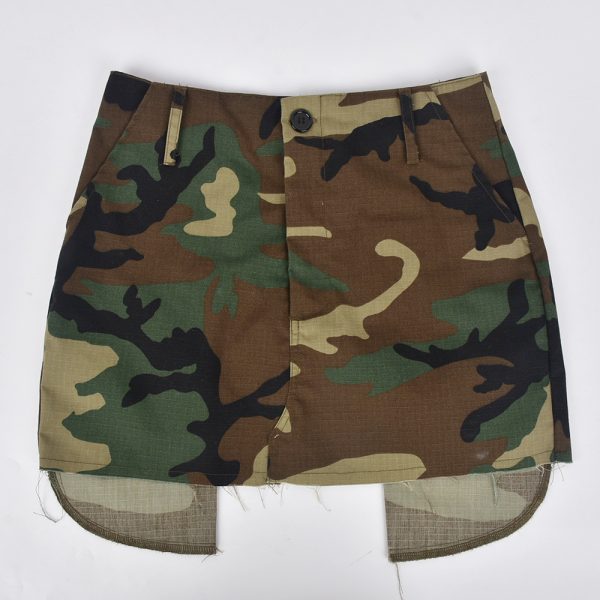 Summer Camouflage Wrapped Skirt - Image 4