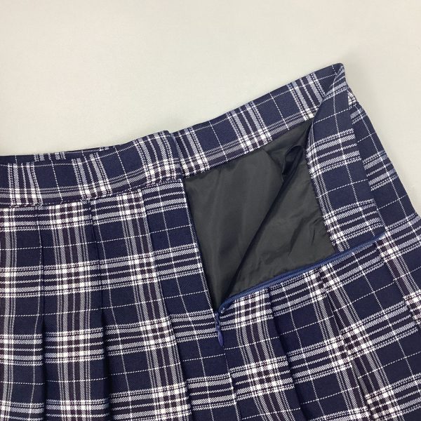 Sweet Plaid Pleated Skirt - Image 4