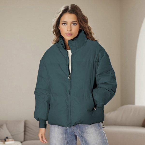 Stylish Thermal Stand Collar Jacket - Image 4