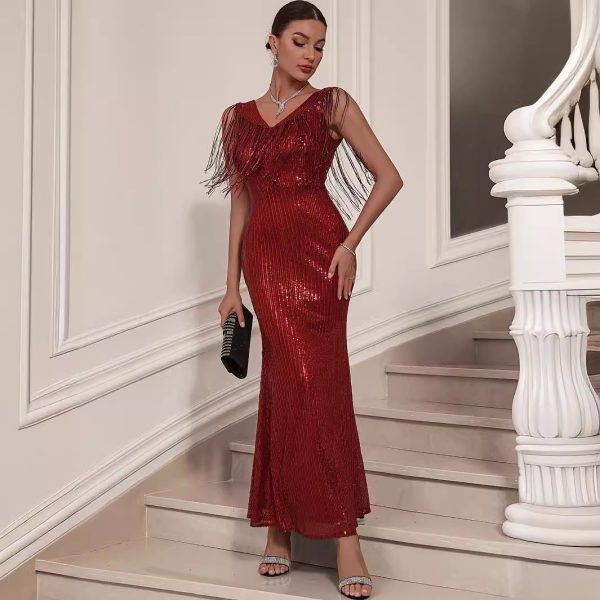 Sequin Tassel Summer Dress - Image 2