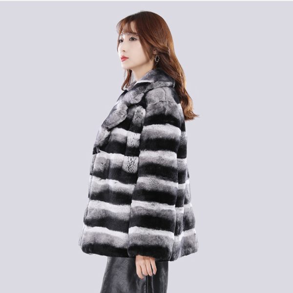 Women's Short Mink Fur Jacket - Image 2