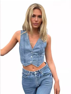 Women’s Casual Denim Vest