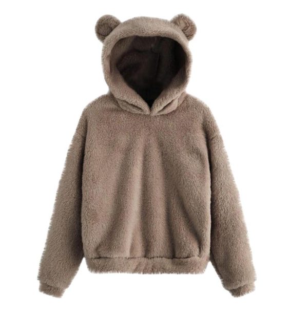 Fluffy Rabbit Ear Hoodie - Image 3