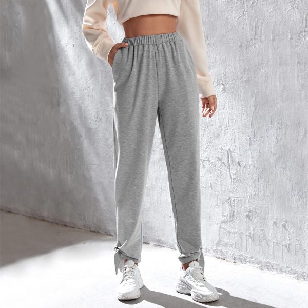 Trendy Loose Straight Sweatpants - Image 3