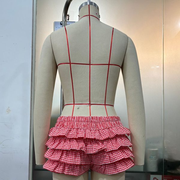 Low-Waist Multi-Layer Lace Pantskirt - Image 3