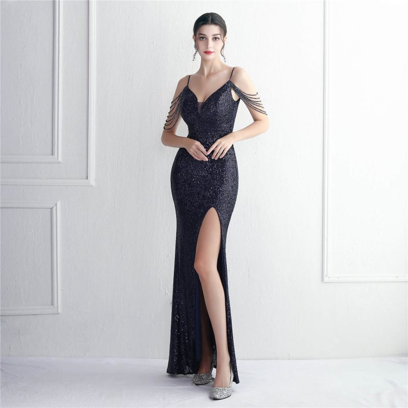 Elegant Sequin Party Dress - Image 2