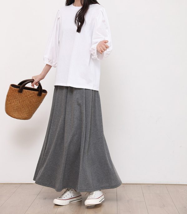 Japanese Korean High Waist Swing Skirt - Image 4