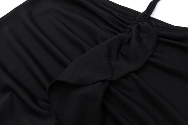 French Low-Waist Ruffled Skirt - Image 4