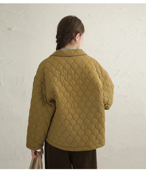 Retro Gourd Clip Short Jacket - Image 4