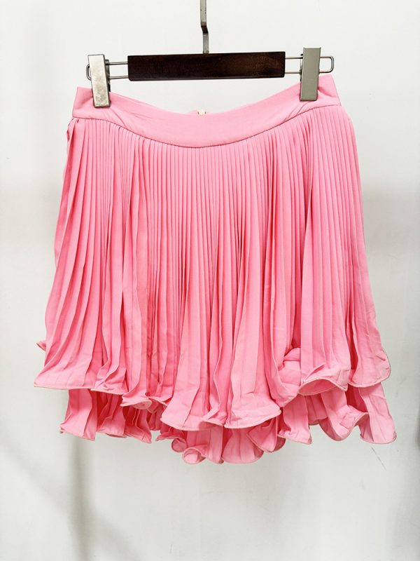 Stars Double Layer Pleated Skirt - Image 3