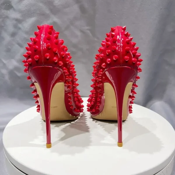 Red Spike Stilettos Bold & Chic - Image 2