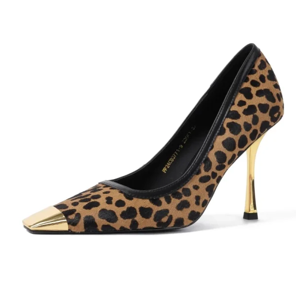 Leopard Print High Heels