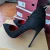 Black 12cm Heel