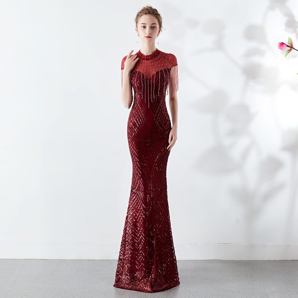 Spring Fishtail Evening Dress