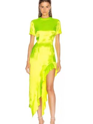 Irregular Wave Hem Dress