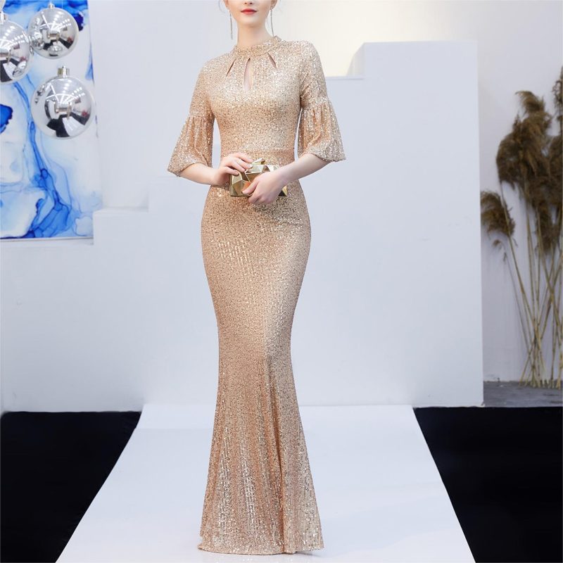 Elegant Fishtail Wedding Dress
