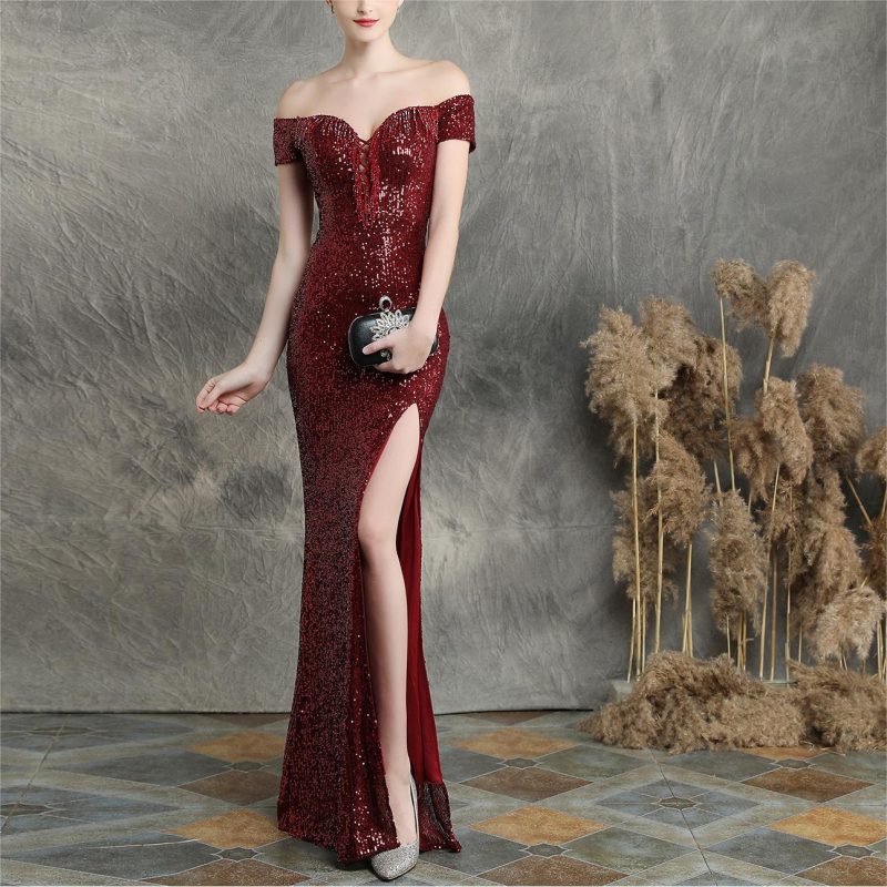 Elegant Evening Dress for Socialite